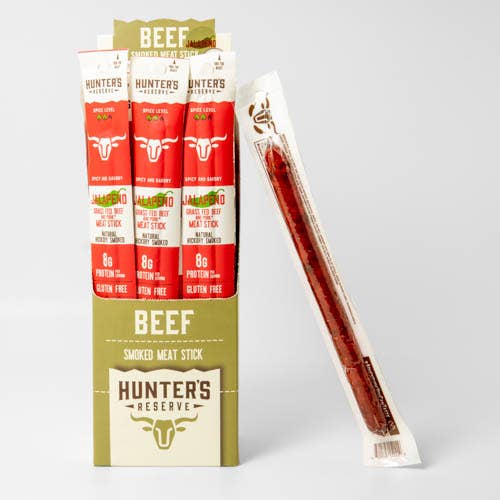 Hunter's Reserve - Jalapeño Grass Fed Beef Meat Sticks