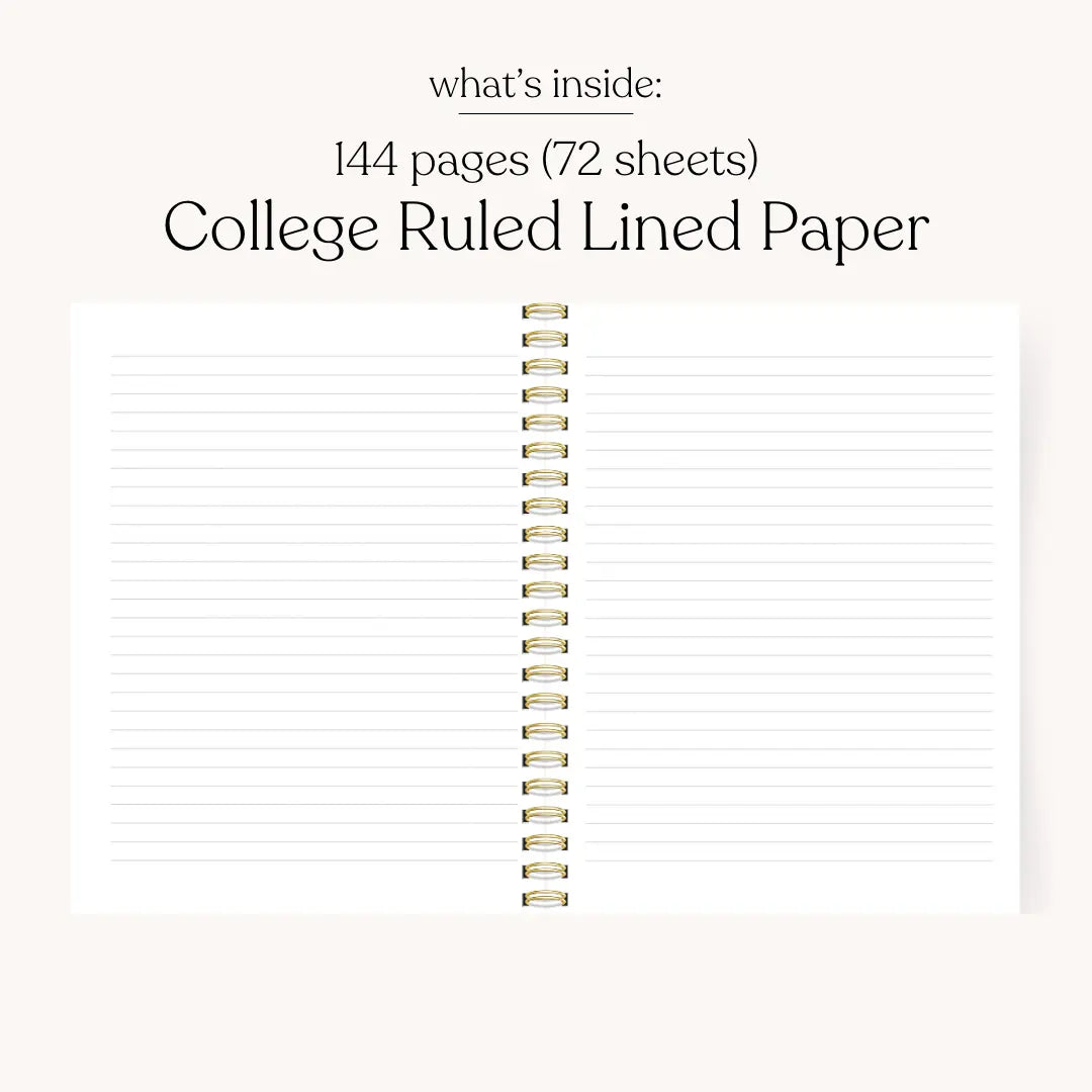 Cowgirl Boots Hardcover Spiral Notebook - 7x9