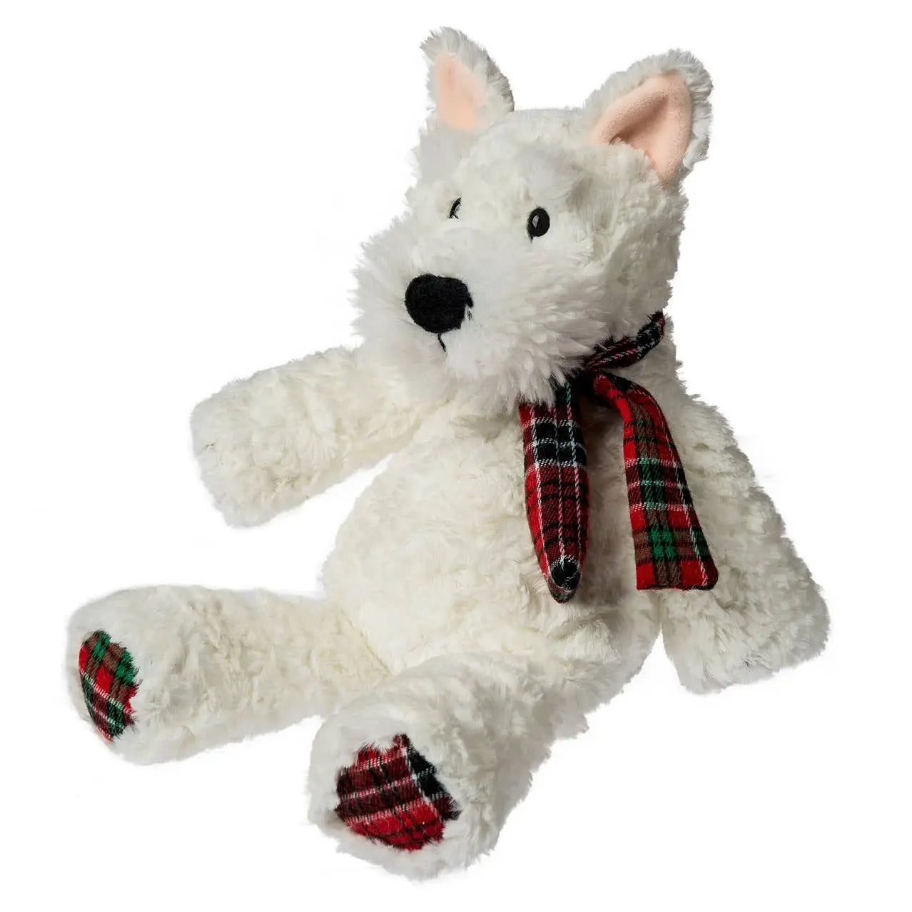 Mary Meyer Marshmallow Tartan Terrier - 13" Plush Scottie Dog with Red Scarf Mary Meyer