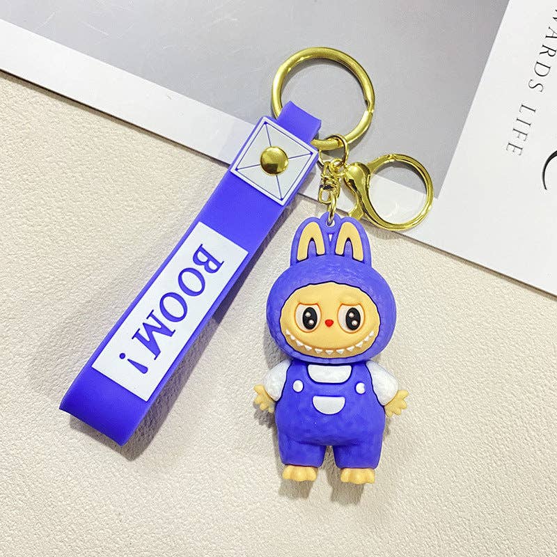 Labubu Keychain - Cute Silicone Bag Charm Pendant |