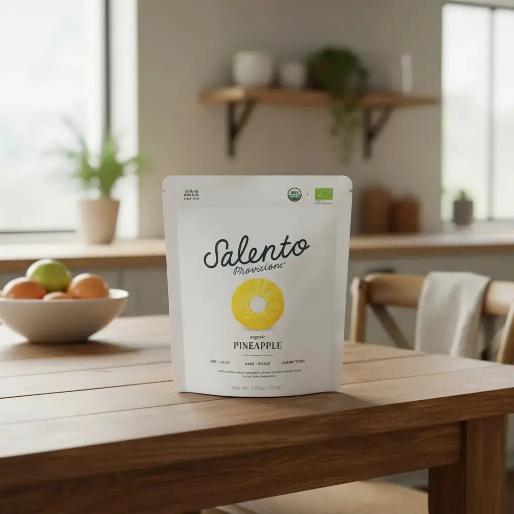 Organic Dried Golden Pineapple - Salento Provisions