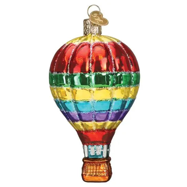 Old World Christmas - Vibrant Hot Air Balloon Ornament