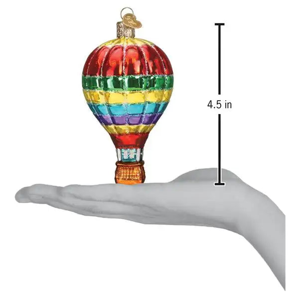 Old World Christmas - Vibrant Hot Air Balloon Ornament
