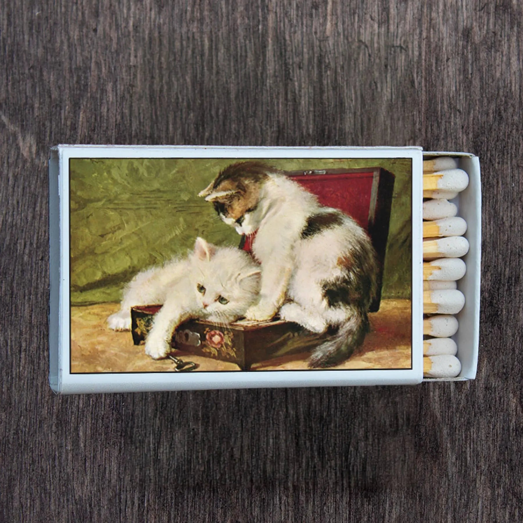 Kittens in Suitcase Matchbox - Premium Candle & Incense Matches