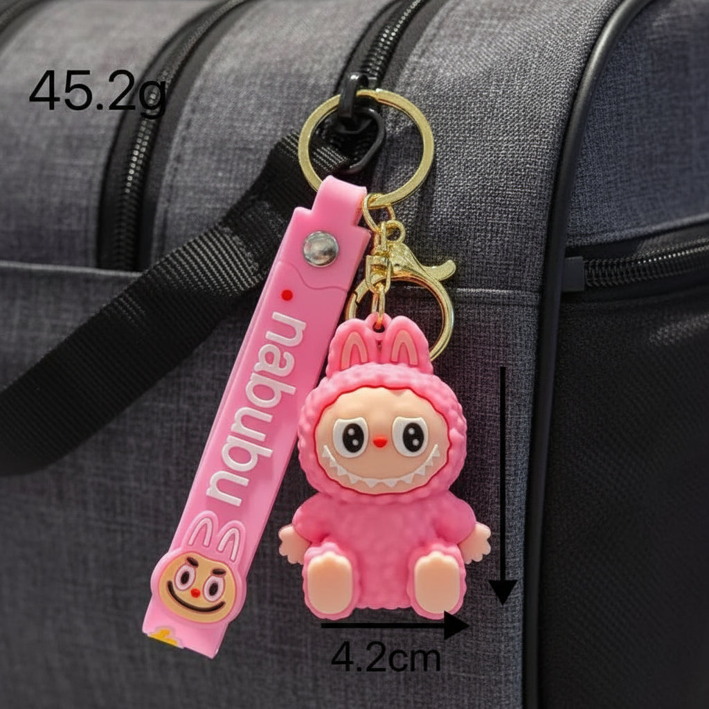LABUBU - Cute Silicone cute monster Keychain Bag Pendant