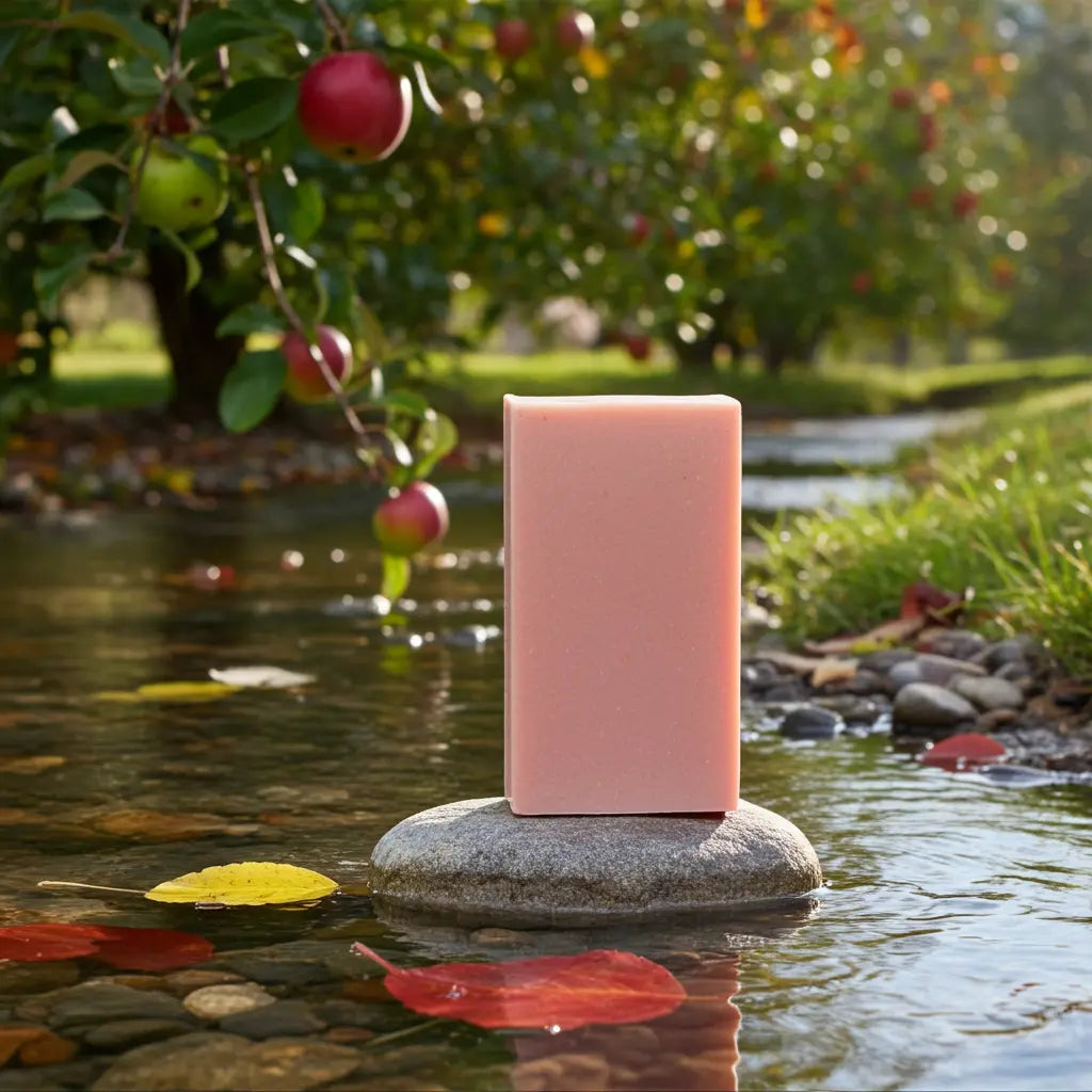 Candy Apple Tallow Soap - Sweet Apple & Cinnamon Deeply Moisturizing Bar