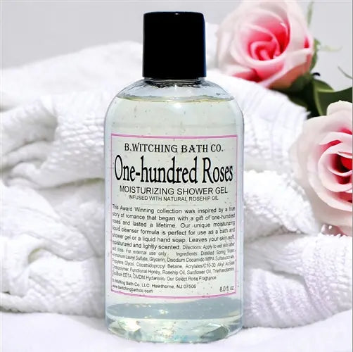 One-hundred Roses Shower Gel - Romantic Rose Fragrance 8oz