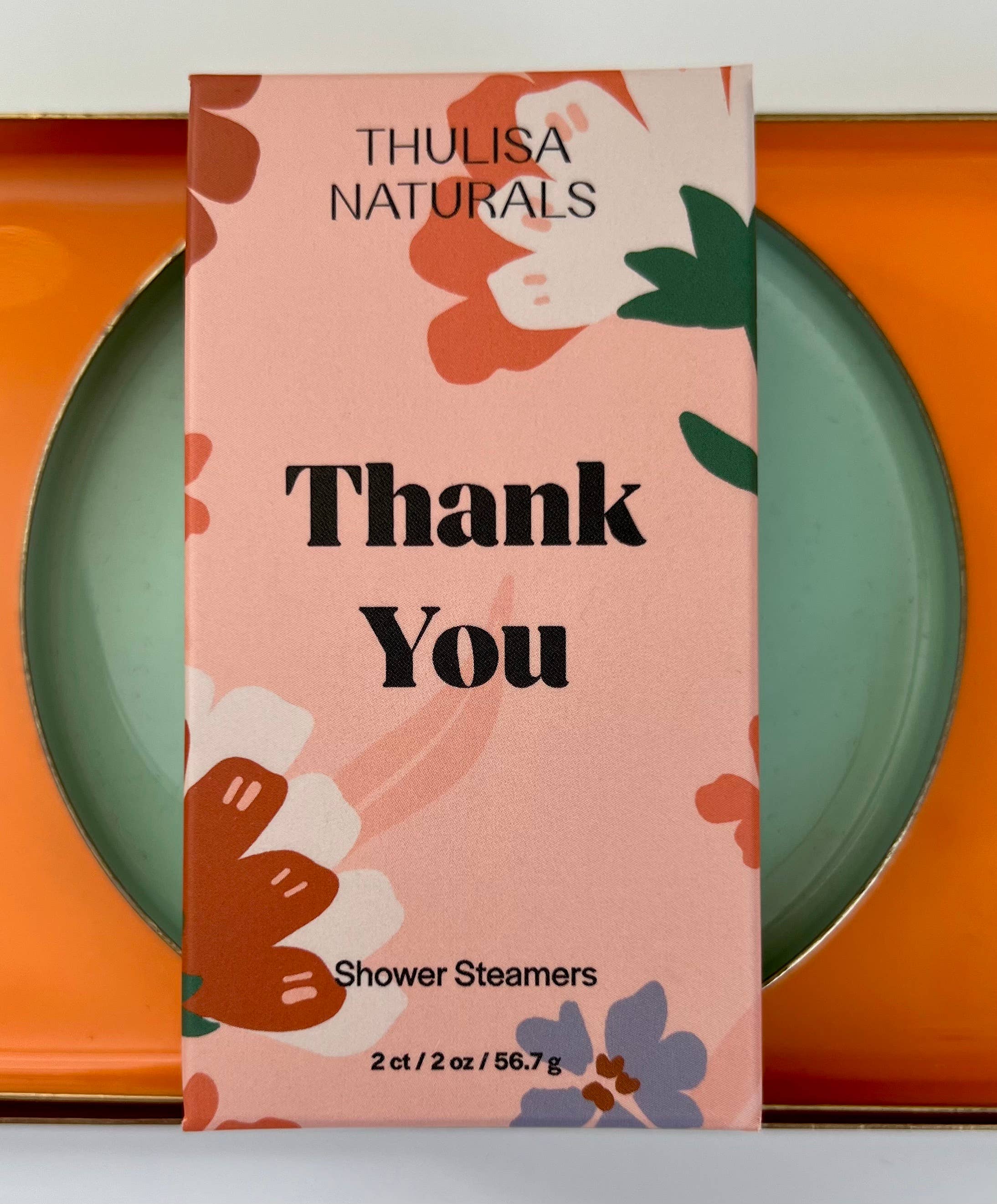 Lavender Mint Shower Steamers - Thank You Gift Box 2-Pack with Essential Oils