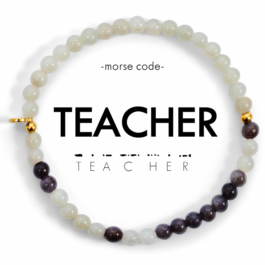 ETHICGOODS - Morse Code Bracelet | TEACHER