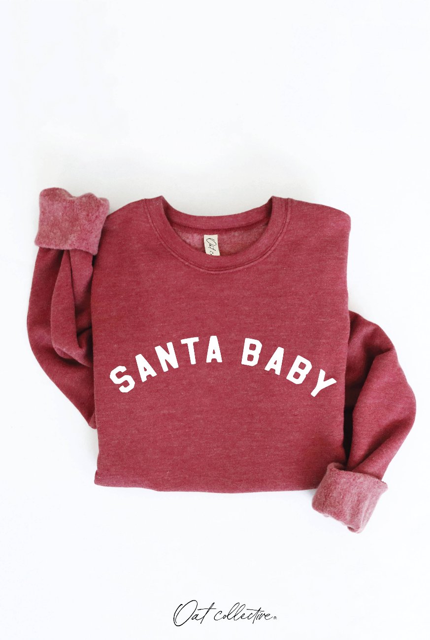 OAT COLLECTIVE - SANTA BABY Graphic Sweatshirt