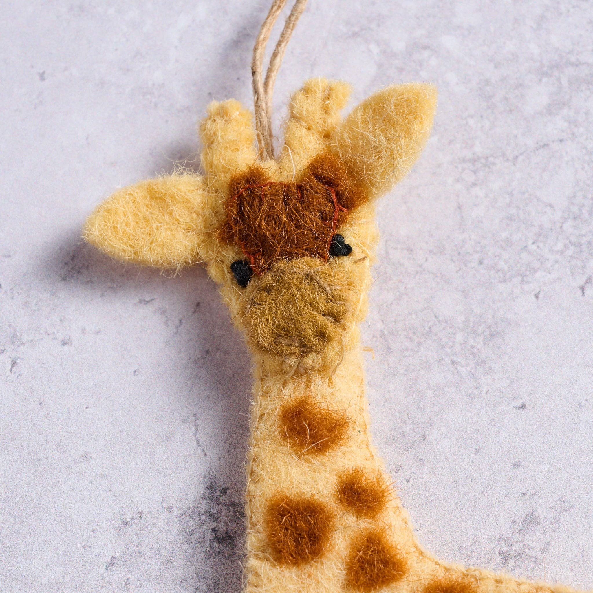 Ten Thousand Villages - Felt Giraffe Ornament