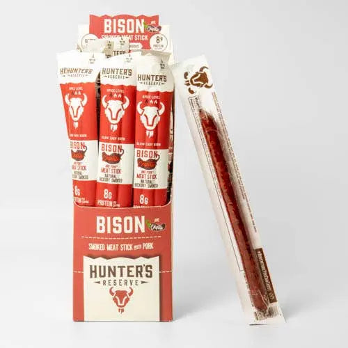 Hunter's Reserve - Bison Chipotle Meat Sticks - 24 Pack