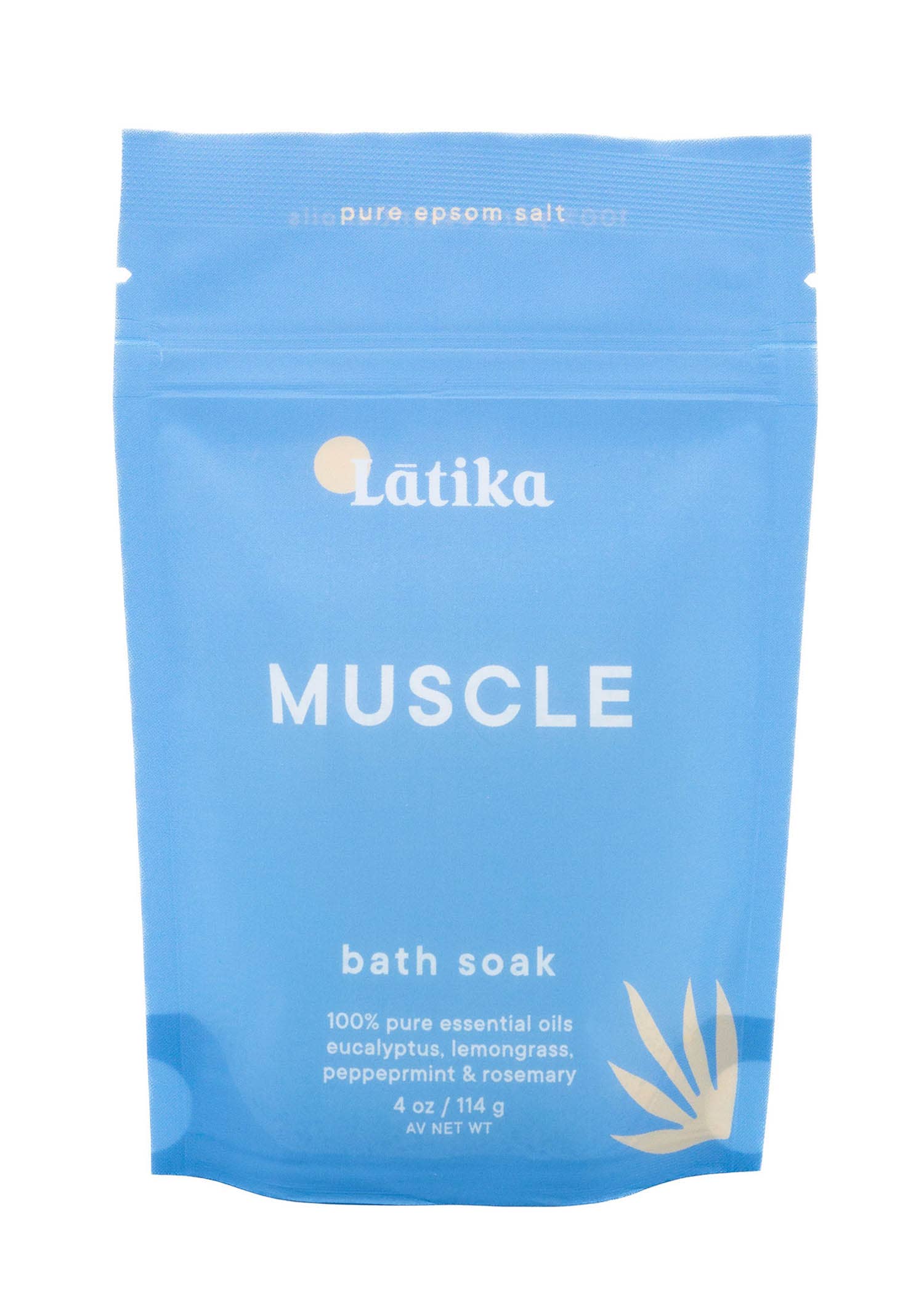 Muscle Relief Epsom Salt Bath Soak - Eucalyptus & Peppermint Essential Oils