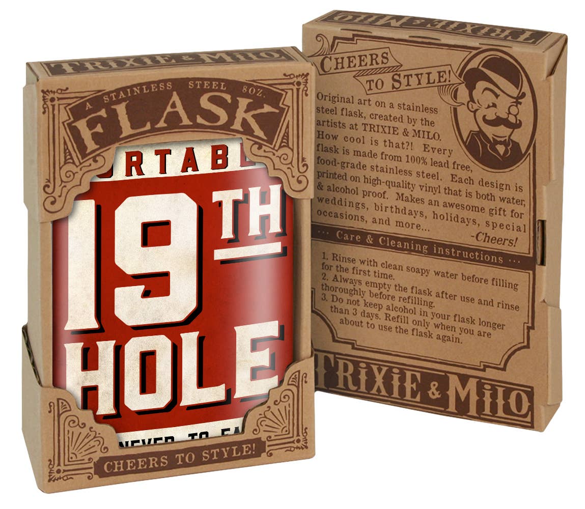 19th Hole Golf Flask Gift