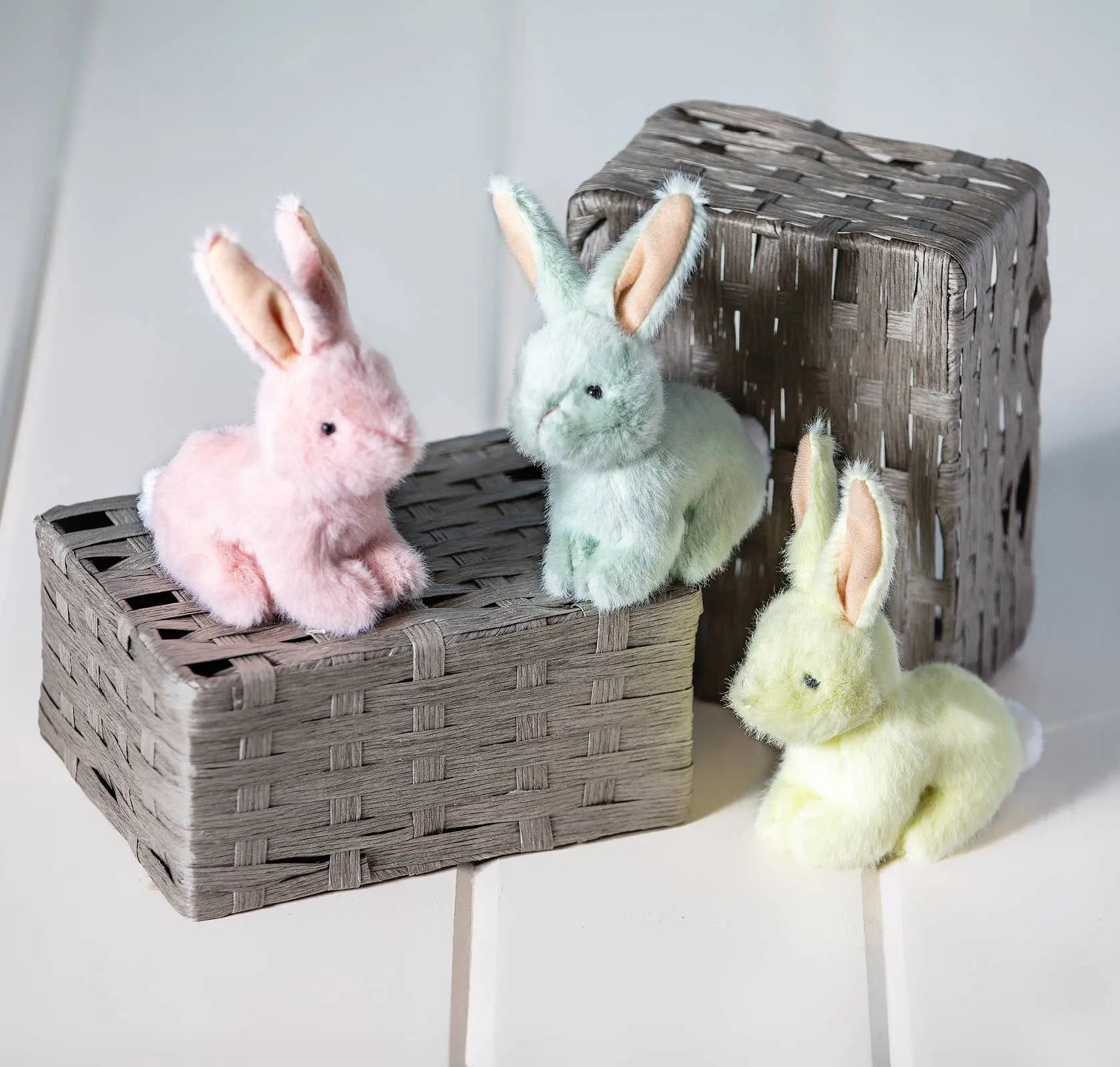 Mary Meyer Neat Petites Bunny - Assorted Pastel Plush Bunnies