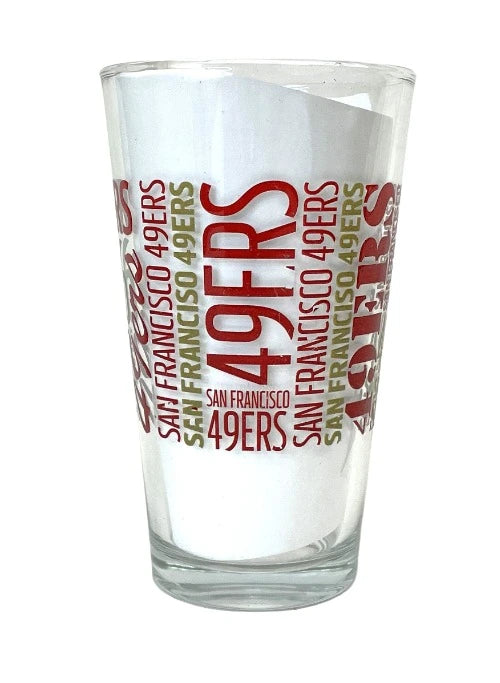 Logo Brands - San Francisco 49ers 16oz Spirit Pint