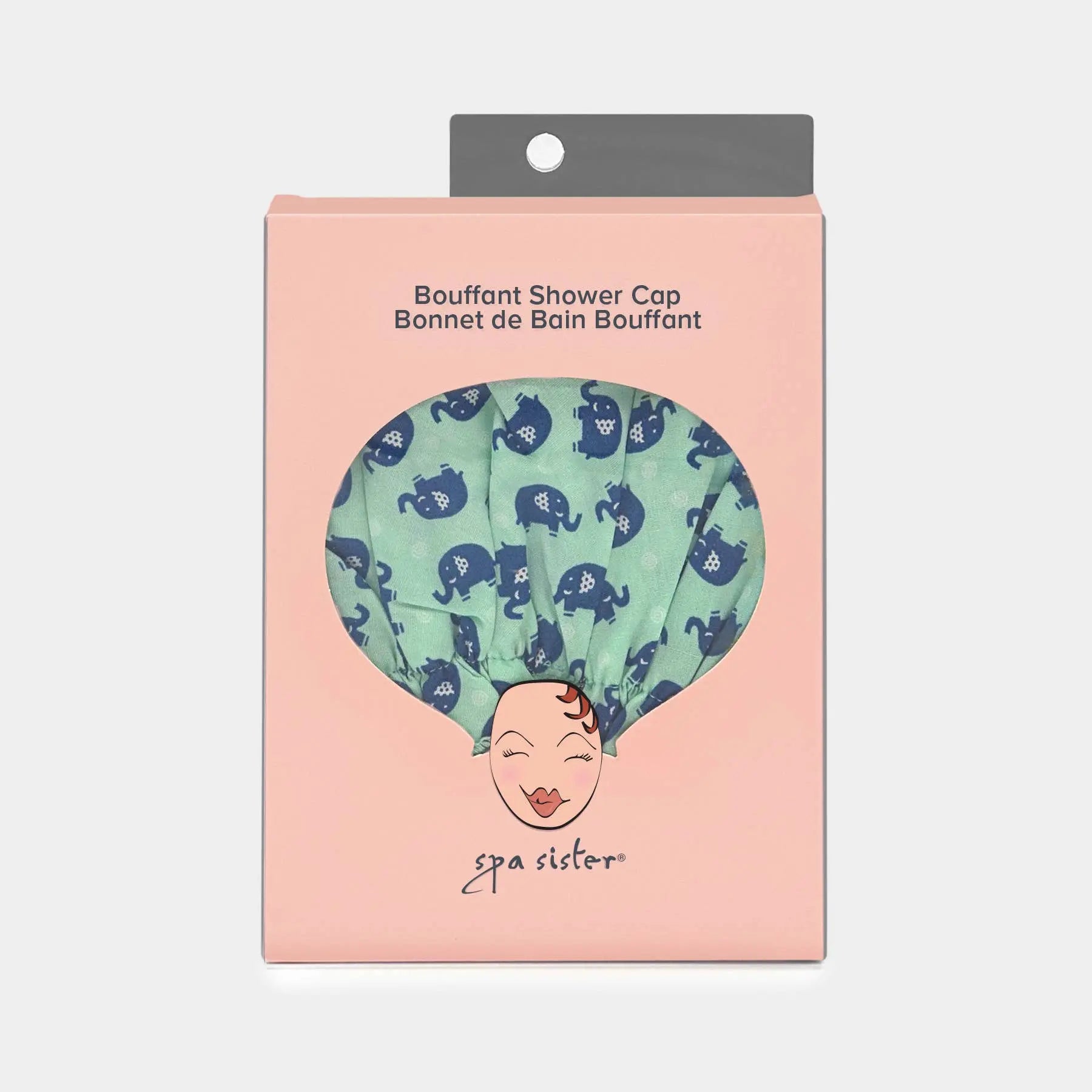 Fashionable Bouffant Shower Cap - Waterproof Hair Protection