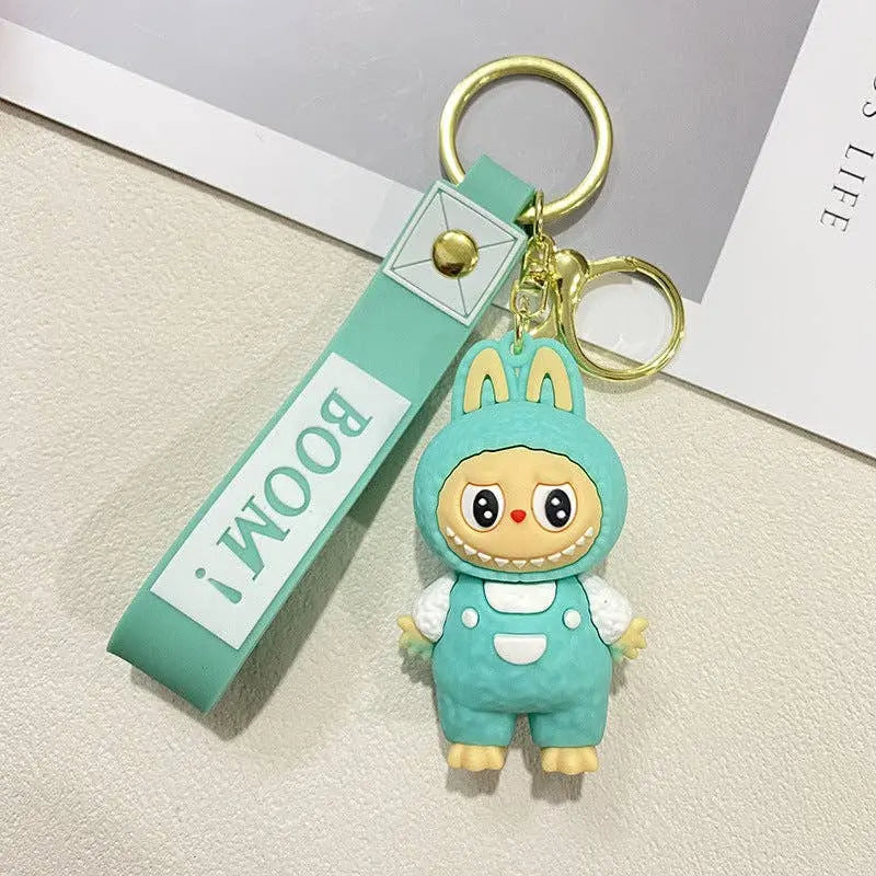 Labubu Keychain - Cute Silicone Bag Charm Pendant |
