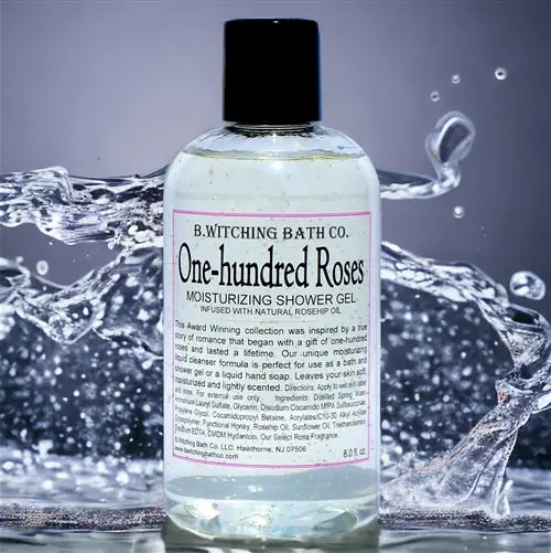 One-hundred Roses Shower Gel - Romantic Rose Fragrance 8oz