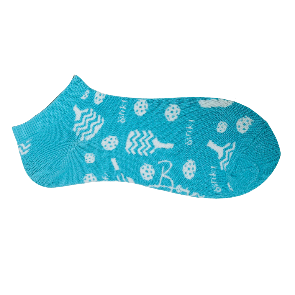 Born to Rally - Pickleball Ankle Socks - Size - Women US 7-10