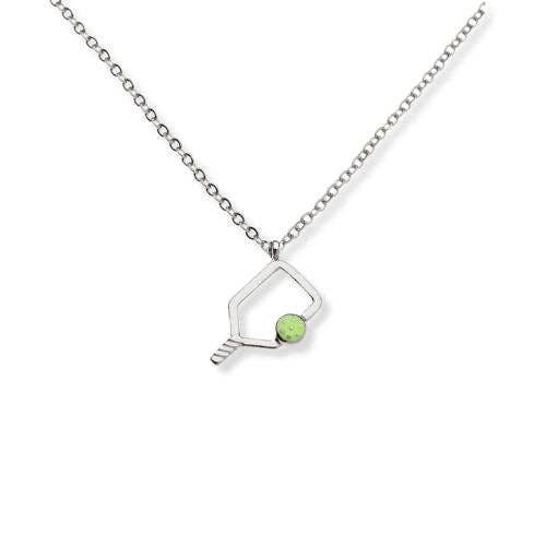 Born to Rally - Color Pop Pickleball Necklace