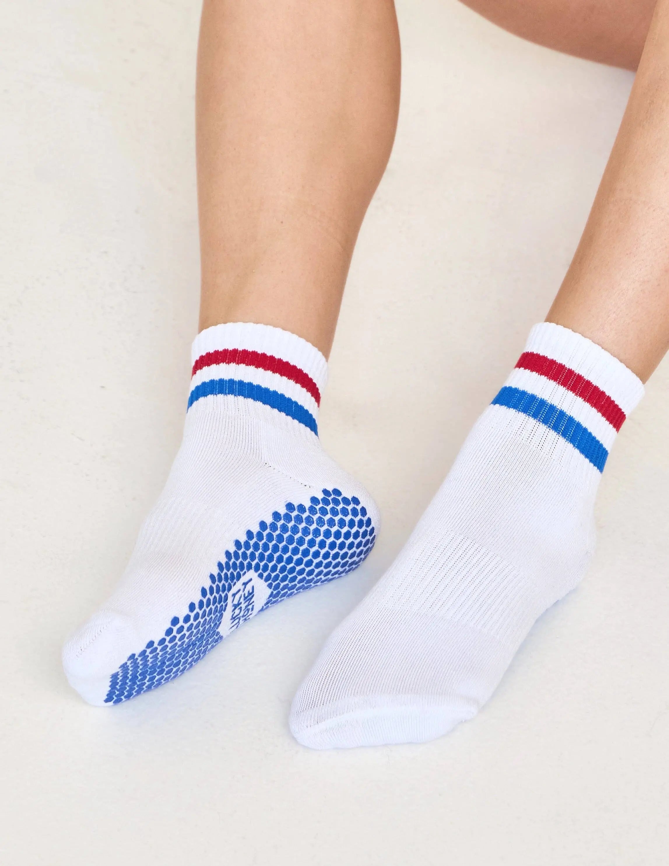 The Boyfriend Grip Sock - Retro Tube Style Non-Slip Socks