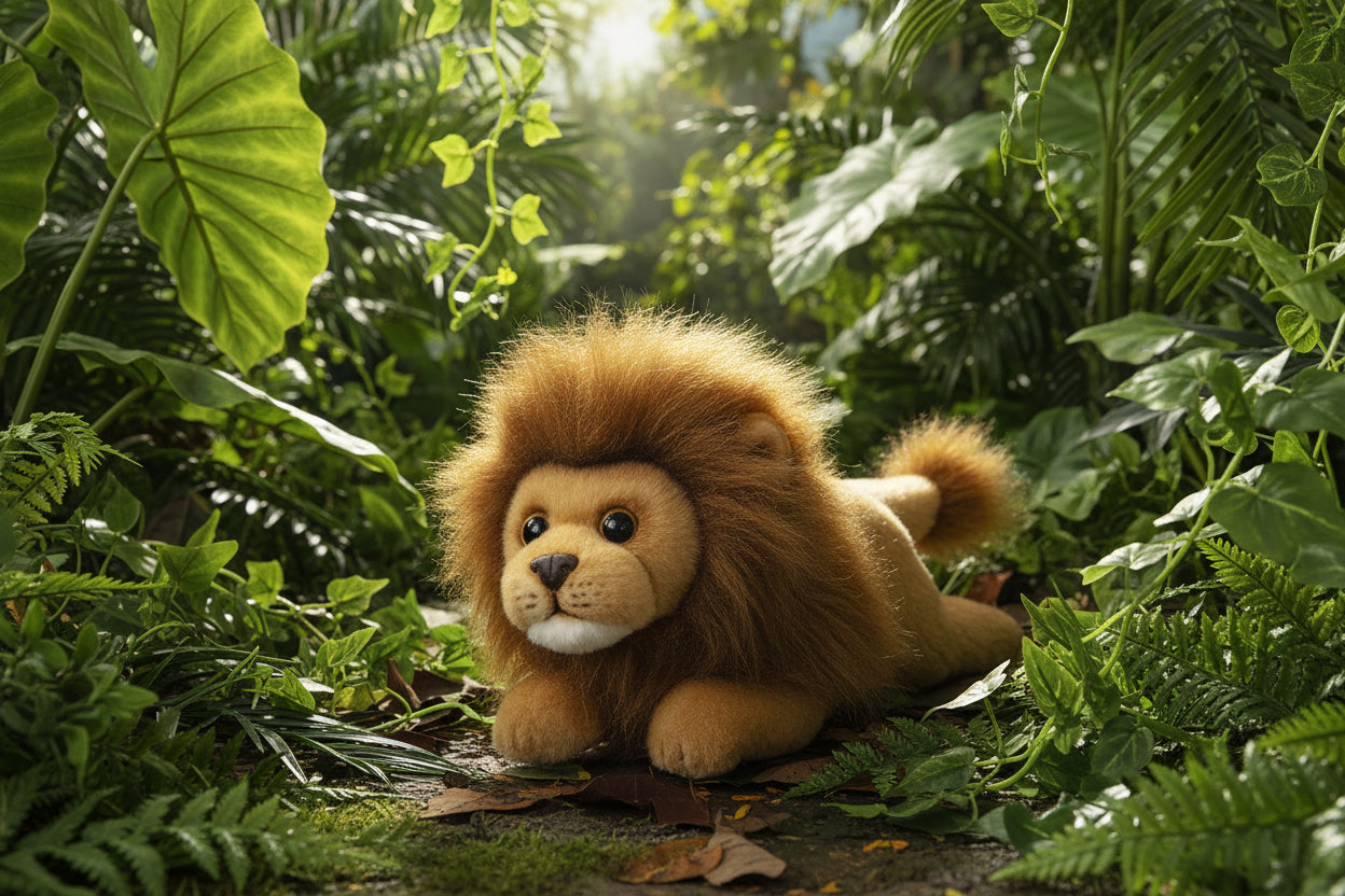 Bearington Collection Lil Prince the Lion - 9" Plush Stuffed Animal