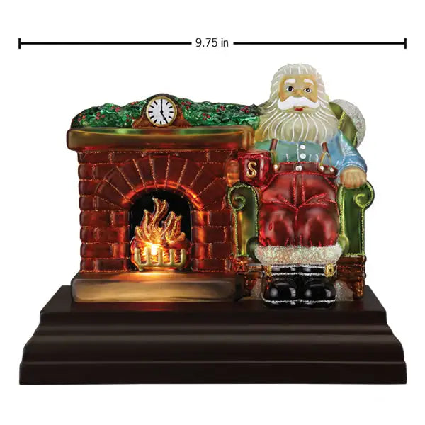 Old World Christmas - Santa At Hearth Light