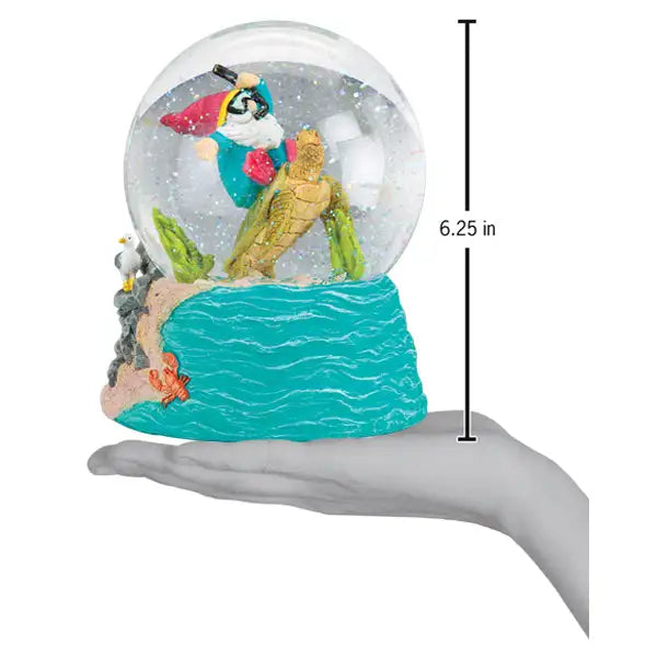 Old World Christmas - Summer Coastal Gnome Snow Globe