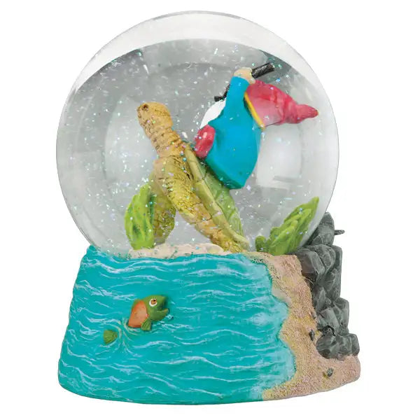 Old World Christmas - Summer Coastal Gnome Snow Globe
