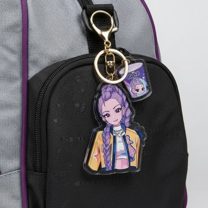 Kpop Demon Hunters Acrylic Keychain - Mini Character Pendant