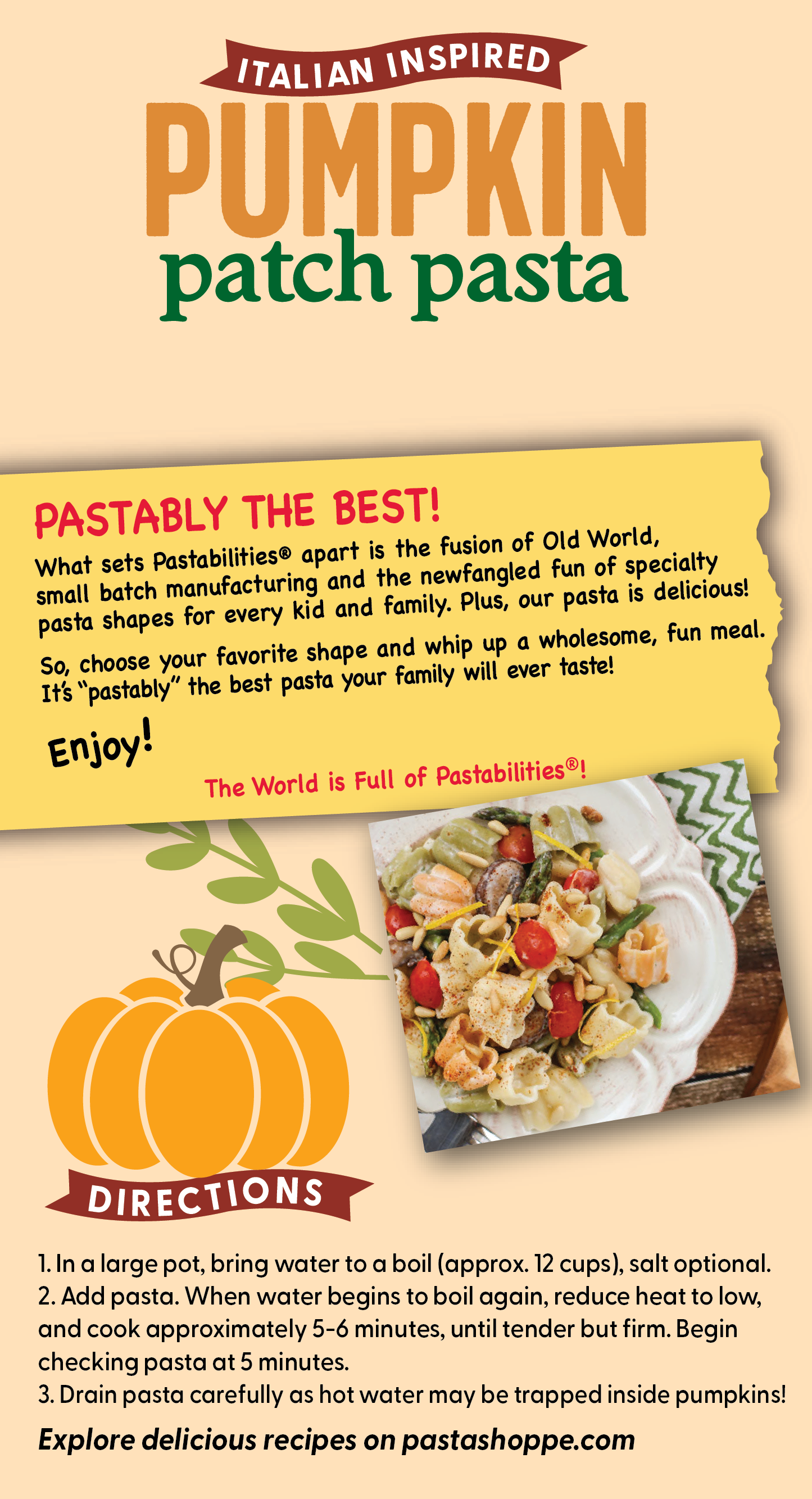 Pastabilities - Pumpkin Patch Pasta