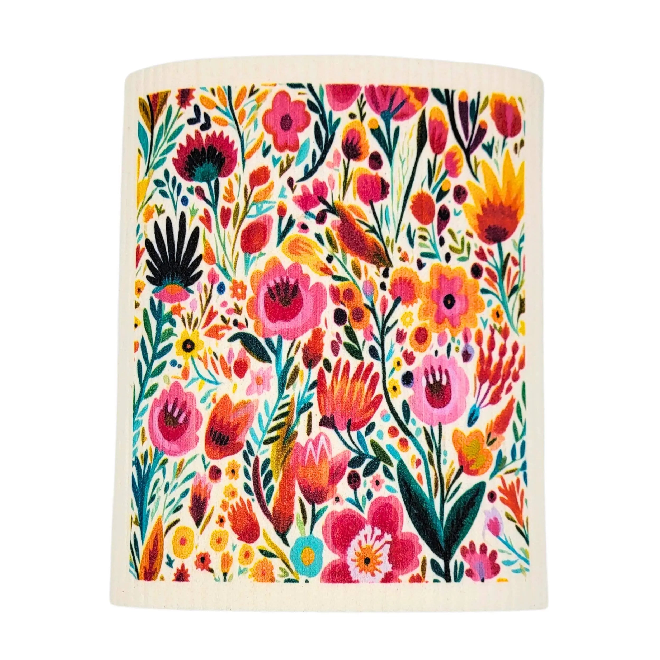 Driftless Studios - Tropical Flower Garden Swedish Dishcloths- Summer Decor