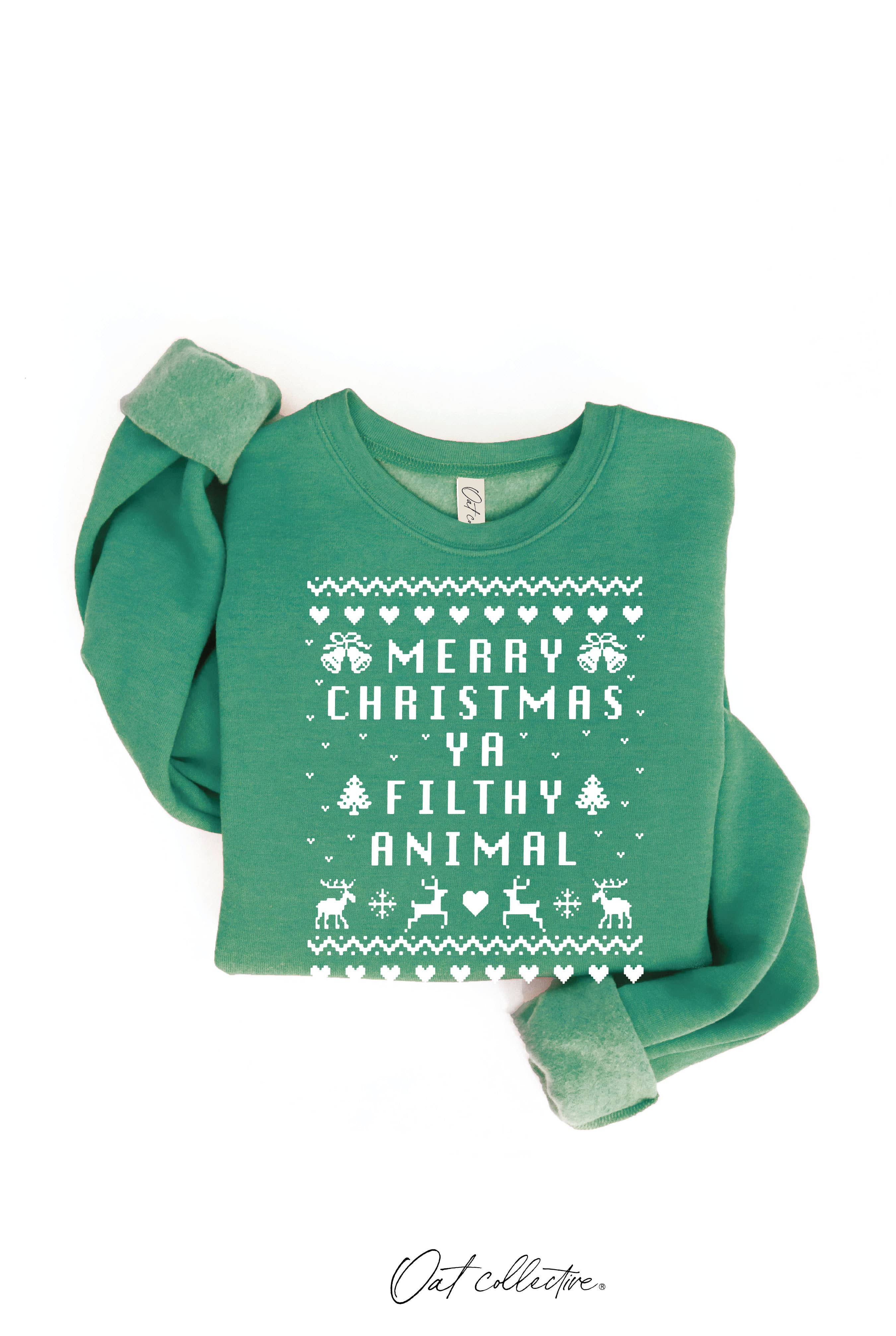 OAT COLLECTIVE - MERRY CHRISTMAS YA Graphic Sweatshirt