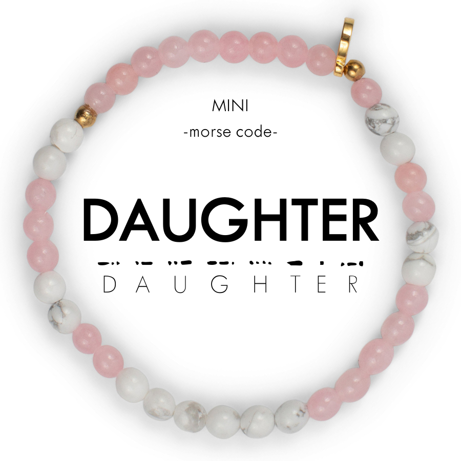 ETHICGOODS - MINI Morse Code Bracelet | DAUGHTER