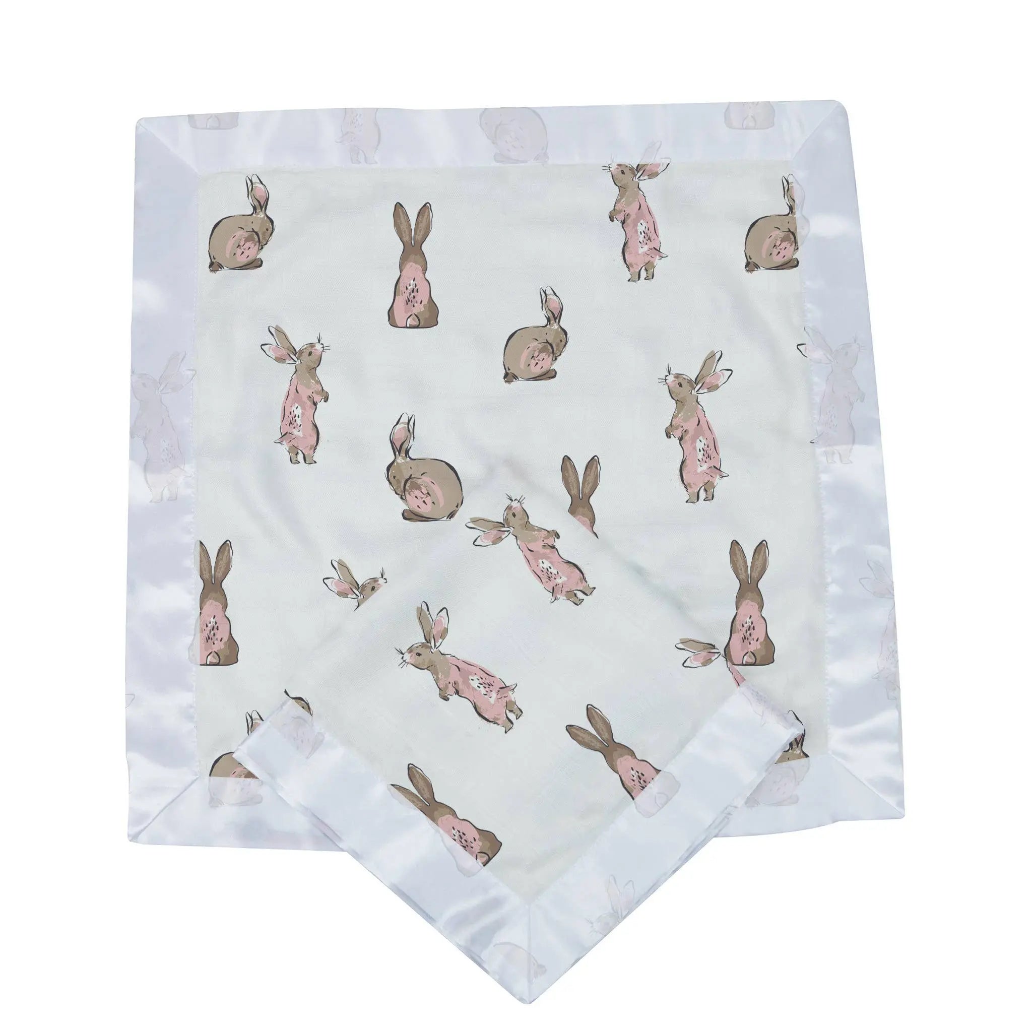 Powder Pink Bunnies Newcastle Blankie 16