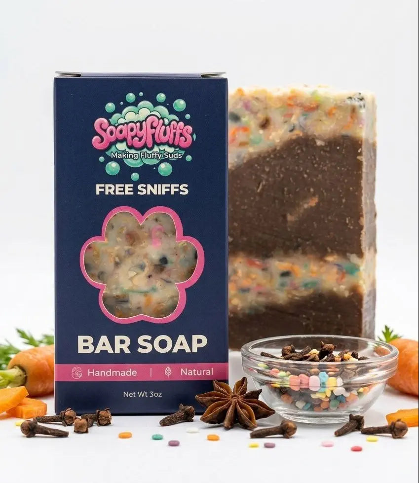 Carrot Cake Confetti | Spiced Carrot Tallow Soap