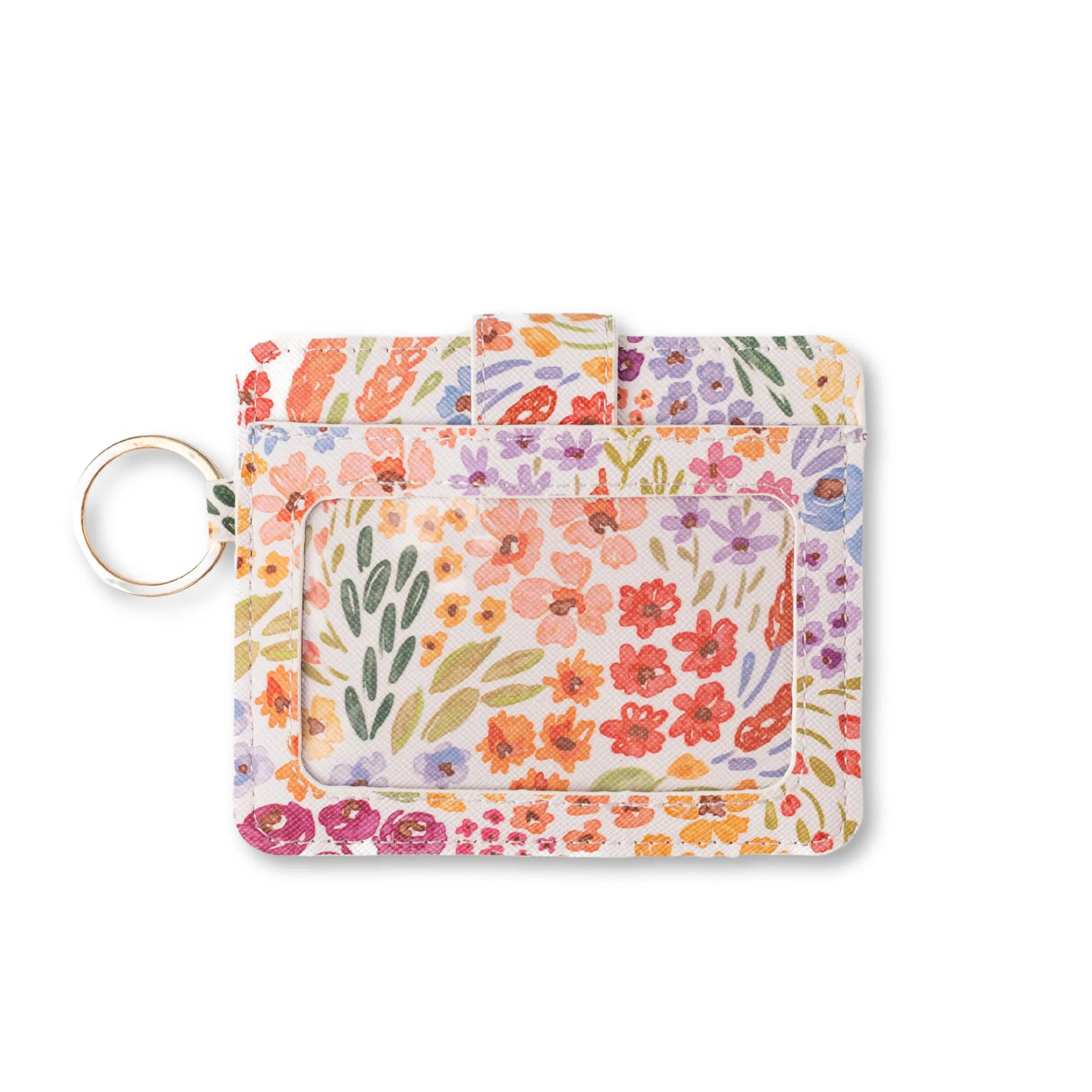 Countryside Blooms Card Wallet - RFID Blocking Vegan Leather