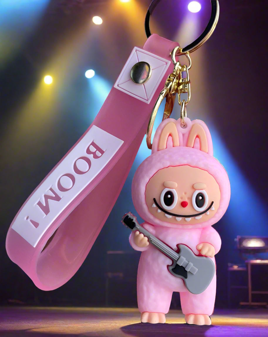 Labubu - Cute Silicone  Keychain Bag Pendant