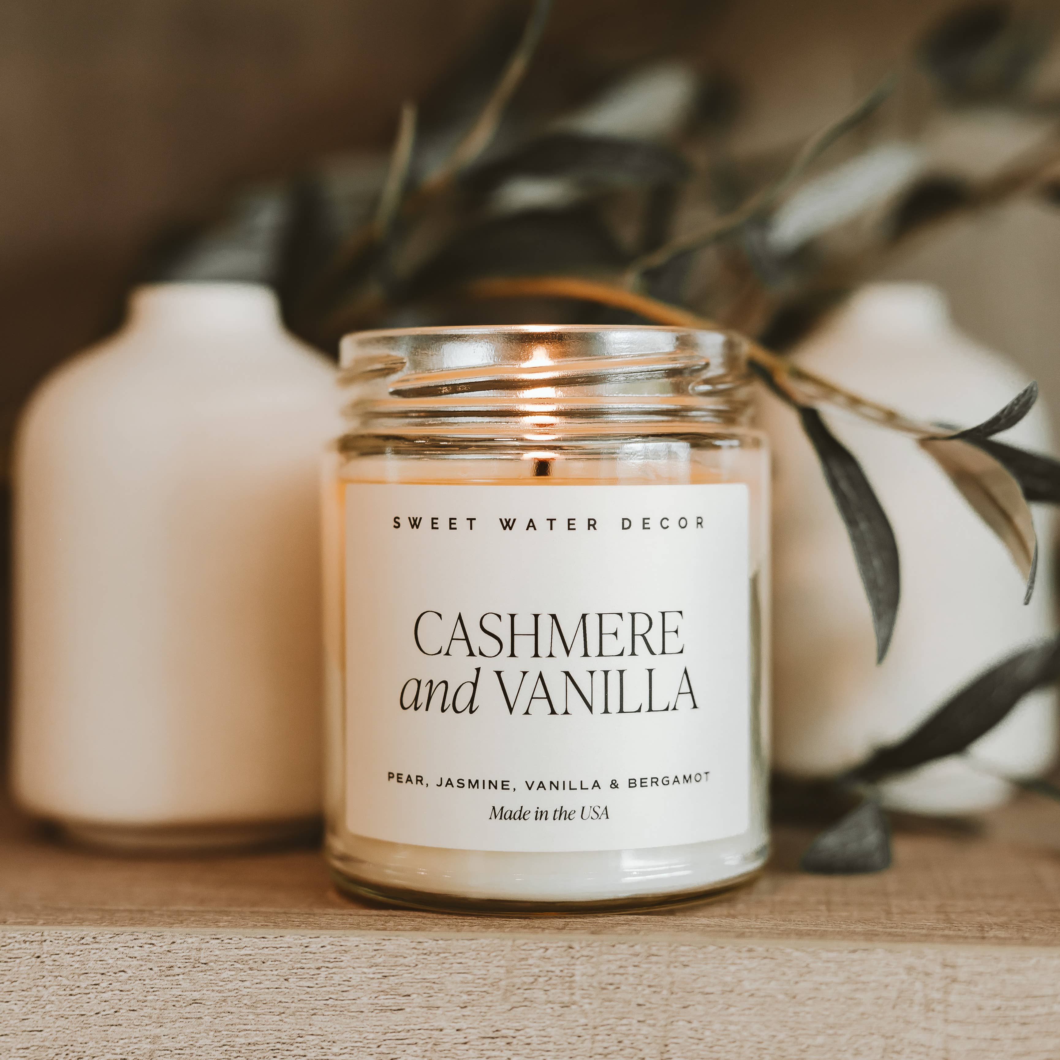 Cashmere and Vanilla 9 oz Soy Candle - Home Decor & Gifts
