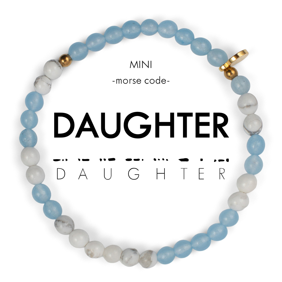 ETHICGOODS - MINI Morse Code Bracelet | DAUGHTER