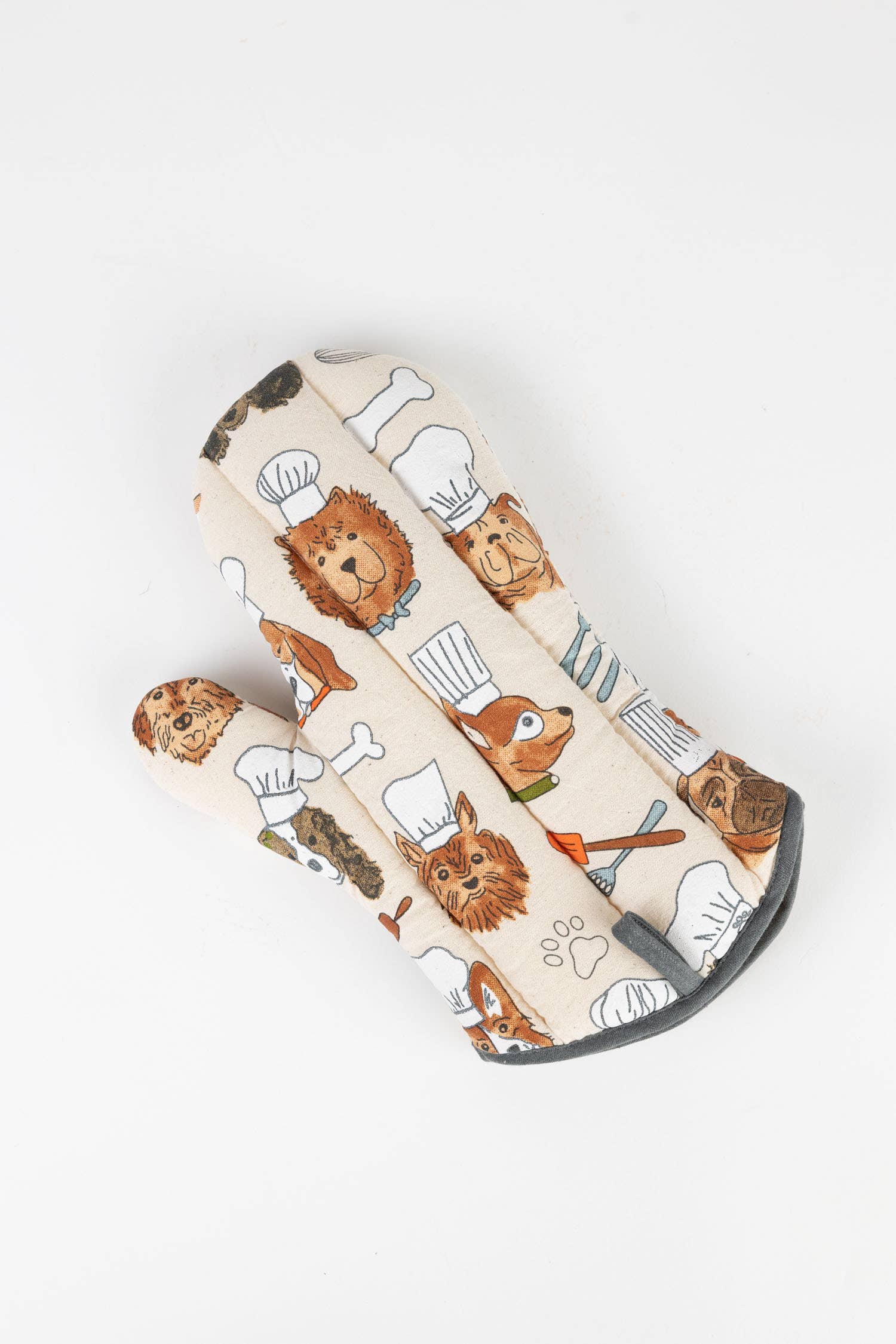 Ten Thousand Villages - Dog Chefs Oven Mitt