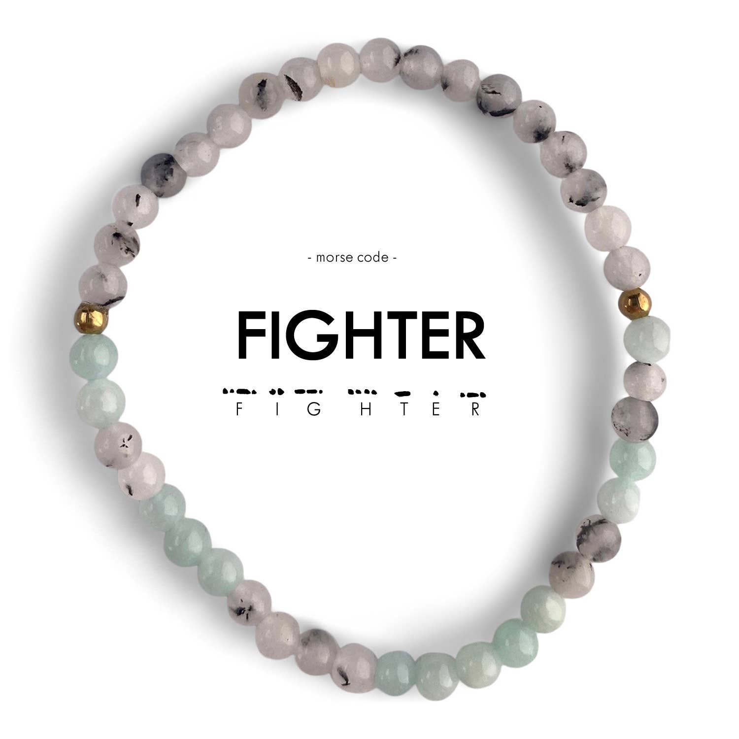 ETHICGOODS - Morse Code Bracelet | FIGHTER