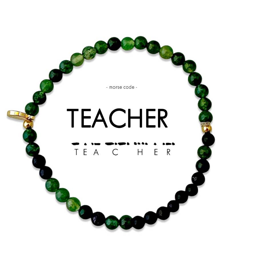 ETHICGOODS - Morse Code Bracelet | TEACHER