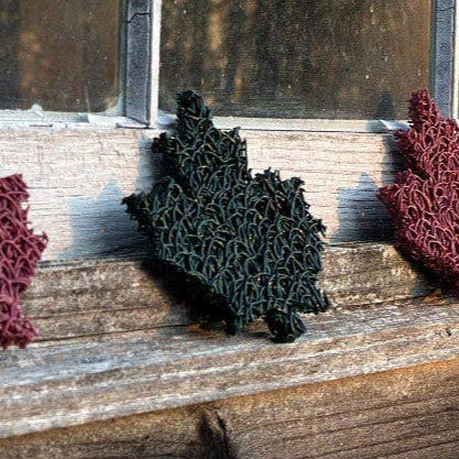 Soap Lift - Maple Leaf Soap Lift Soap Saver - Hunter Green