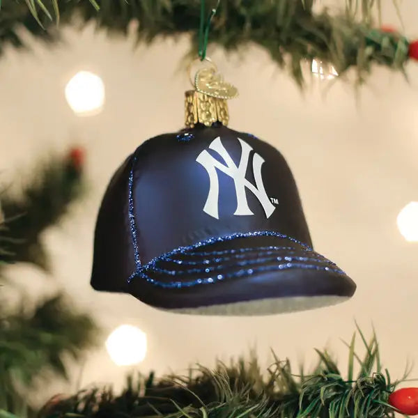 Old World Christmas - New York Yankees Baseball Cap Ornament