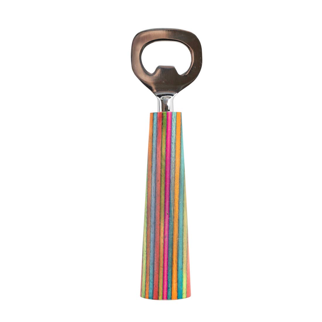 Ten Thousand Villages - Striped Wood Bottle Opener *