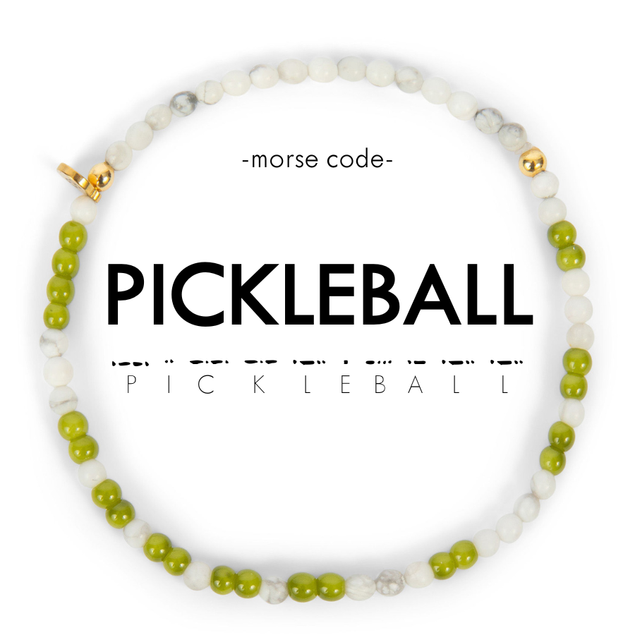 ETHICGOODS - 3mm Morse Code Bracelet | PICKLEBALL