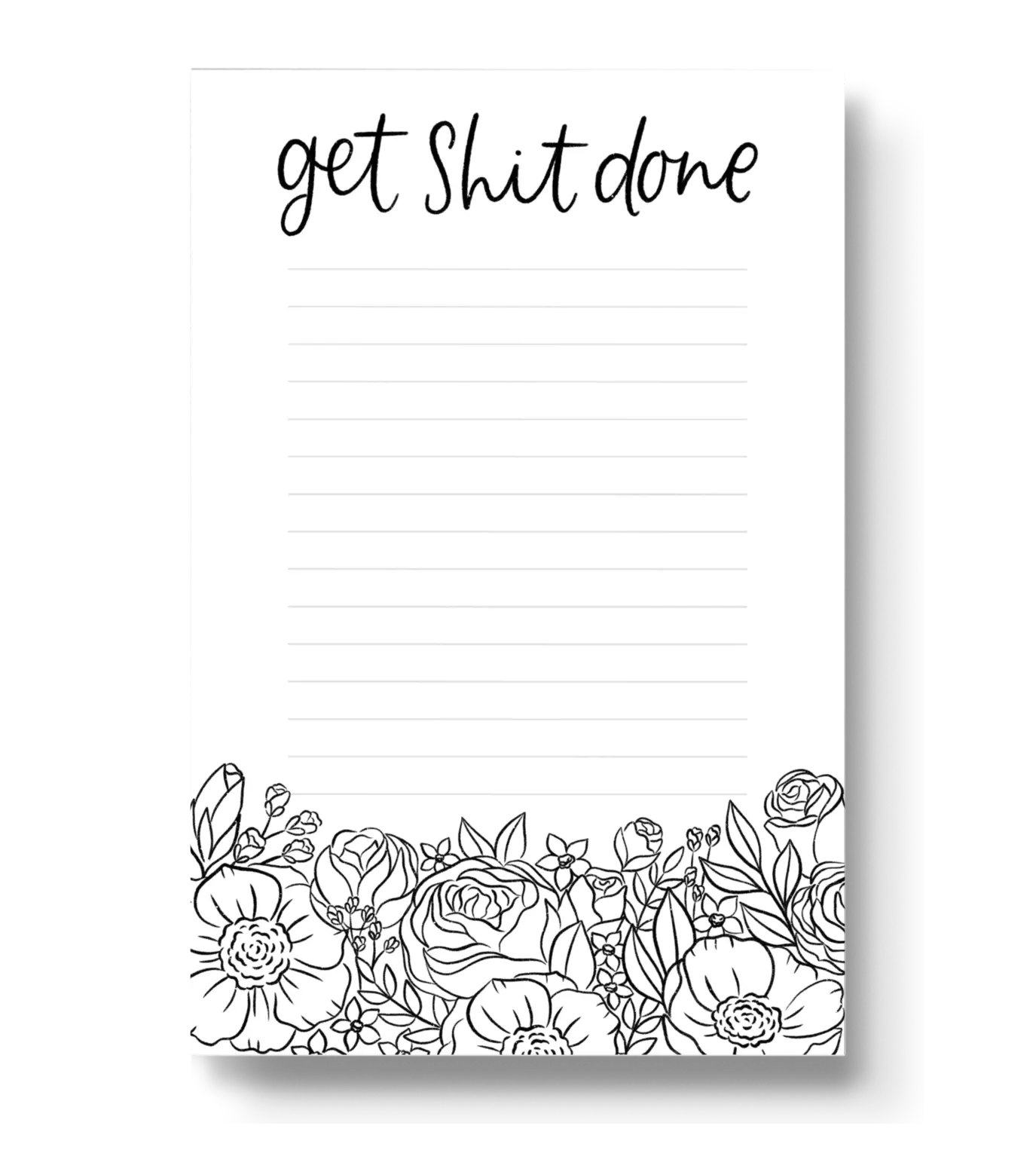 Get Shit Done Post-It® Notes - 4x6" (50 Pages) Elyse Breanne Design