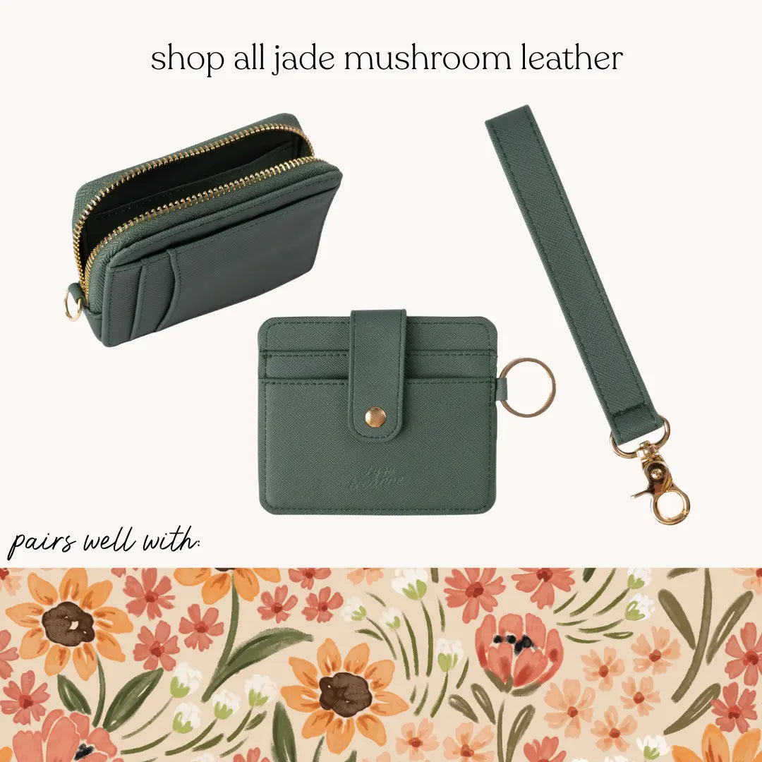 Jade Card Wallet - RFID Blocking Vegan Leather